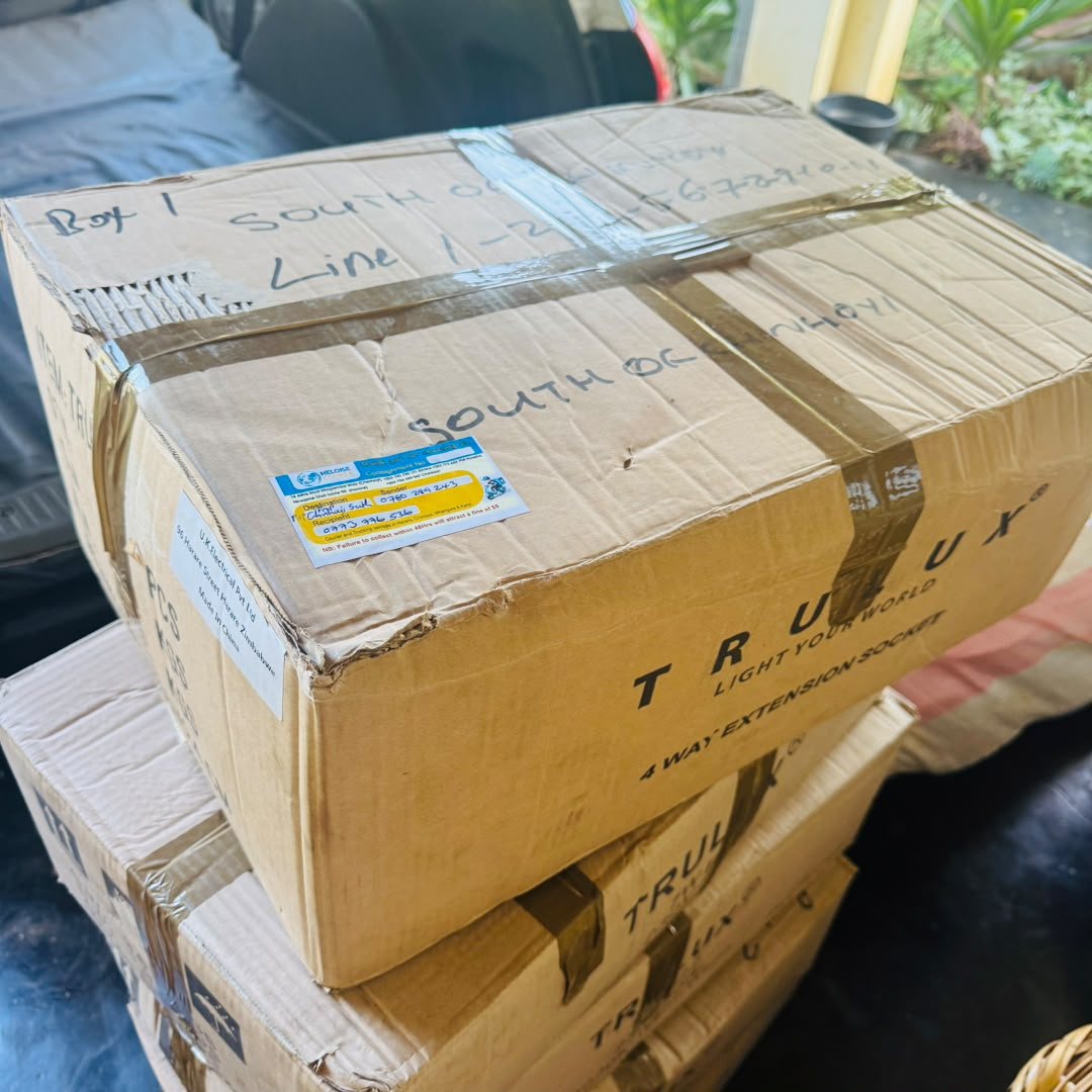 Parcel prepared for dispatch