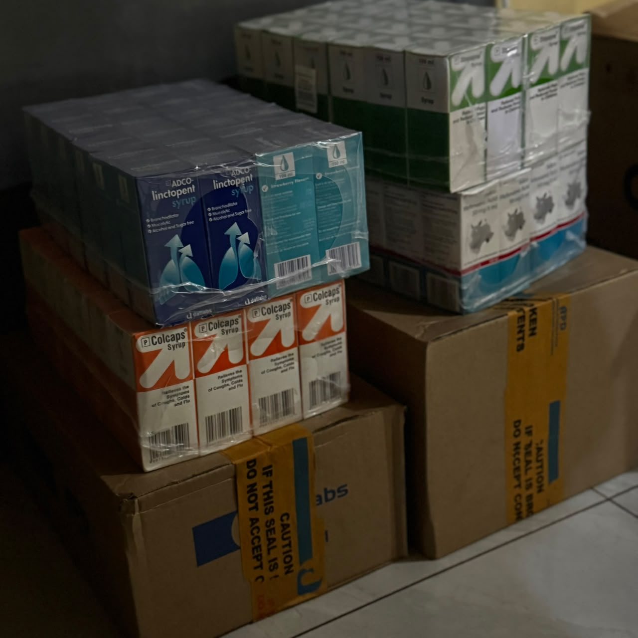 Stacked delivery stock